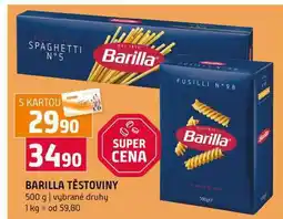 Terno BARILLA TĚSTOVINY 500 g vybrané druhy nabídka