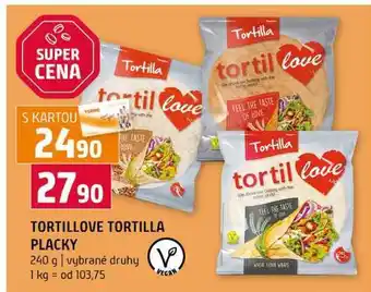 Terno TORTILLOVE TORTILLA PLACKY 240 g vybrané druhy nabídka