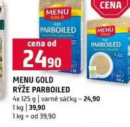 Terno MENU GOLD RÝŽE PARBOILED 4x 125 g varné sáčky nabídka