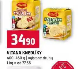 Terno VITANA KNEDLÍKY 400-450 g vybrané druhy nabídka