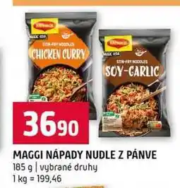 Terno MAGGI NÁPADY NUDLE Z PÁNVE 185 g vybrané druhy nabídka