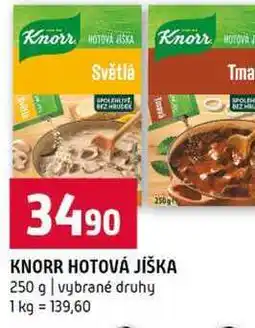 Terno KNORR HOTOVÁ JÍŠKA 250 g vybrané druhy nabídka