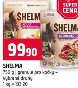 Terno SHELM 750 g granule pro kočky vybrané druhy nabídka