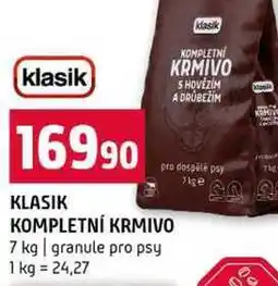 Terno KLASIK KOMPLETNÍ KRMIVO 7 kg granule pro psy nabídka