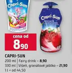 Terno CAPRI-SUN 200 ml Fairy drink 330 ml Višeň, granátové jablko nabídka