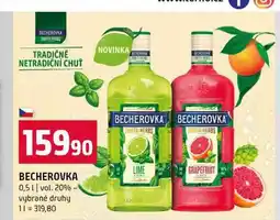 Terno BECHEROVKA 0,5l vol. 20%- vybrané druhy nabídka
