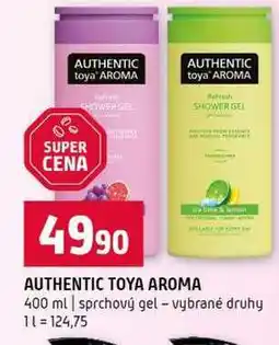 Terno AUTHENTIC TOYA AROMA 400 ml sprchový gel vybrané druhy nabídka