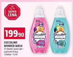 Terno COCCOLINO WONDER WASH 37 dávek prací gel vybrané druhy nabídka