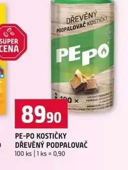 Terno PE-PO KOSTIČKY DŘEVĚNÝ PODPALOVAČ 100 ks nabídka