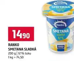 Terno RANKO SMETANA SLADKÁ 200 g 12% tuku nabídka