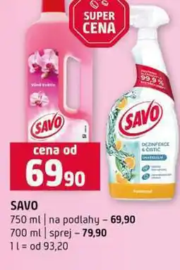 Terno SAVO 750 ml na podlahy 700 ml sprej nabídka