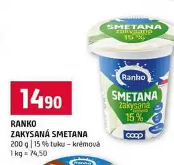 Terno RANKO ZAKYSANÁ SMETANA 200 g 15 % tuku krémová nabídka