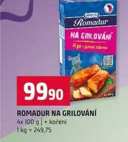 Terno ROMADUR NA GRILOVÁNÍ 4x 100 g + koření nabídka