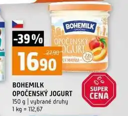 Terno BOHEMILK OPOČENSKÝ JOGURT 150 g vybrané druhy nabídka