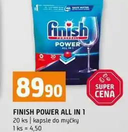 Terno FINISH POWER ALL IN 1 20 ks kapsle do myčky nabídka