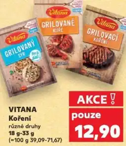 Kaufland VITANA Koření nabídka