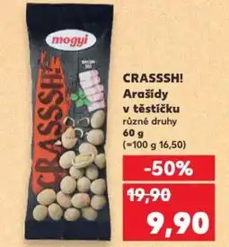 Kaufland CRASSSH! Arašídy v těstíčku nabídka