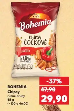 Kaufland BOHEMIA Chipsy nabídka