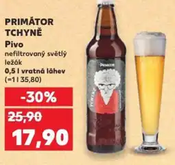 Kaufland PRIMÁTOR TCHYNĚ Pivo nabídka