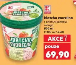 Kaufland Matcha zmrzlina nabídka