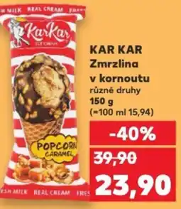 Kaufland KAR KAR Zmrzlina v kornoutu nabídka