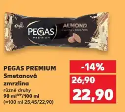 Kaufland PEGAS PREMIUM Smetanová zmrzlina nabídka