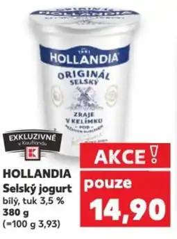 Kaufland HOLLANDIA Selský jogurt nabídka