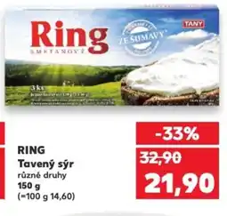Kaufland RING Tavený sýr nabídka