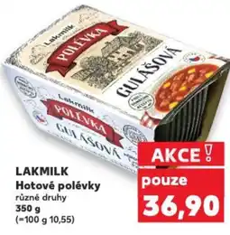 Kaufland LAKMILK Hotové polévky nabídka