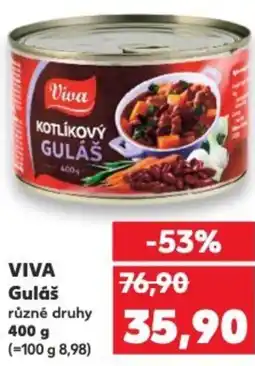Kaufland VIVA Guláš nabídka