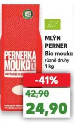 Kaufland MLÝN PERNER Bio mouka nabídka