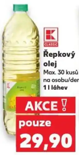 Kaufland Řepkový olej nabídka