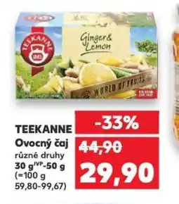 Kaufland TEEKANNE Ovocný čaj nabídka