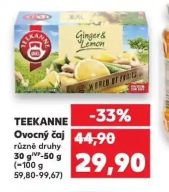 Kaufland TEEKANNE Ovocný čaj nabídka
