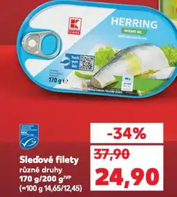 Kaufland Sledové filety nabídka