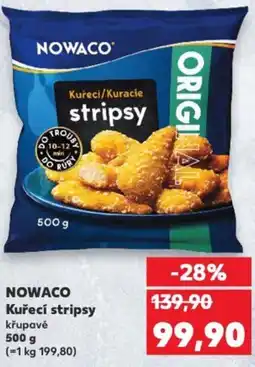 Kaufland NOWACO Kuřecí stripsy nabídka