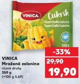 Kaufland VINICA Mražená zelenina nabídka