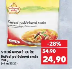 Kaufland VODŇANSKÉ KUŘE Kuřecí polévková směs nabídka
