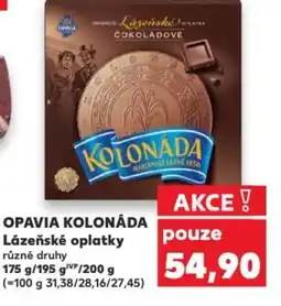 Kaufland OPAVIA KOLONÁDA Lázeňské oplatky nabídka