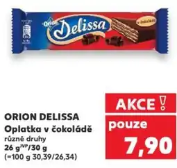 Kaufland ORION DELISSA Oplatka v čokoládě nabídka