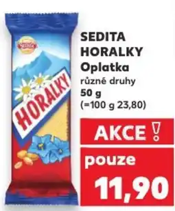 Kaufland SEDITA HORALKY Oplatka nabídka