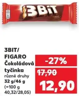 Kaufland 3BIT/ FIGARO Čokoládová tyčinka nabídka