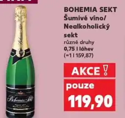 Kaufland BOHEMIA SEKT Šumivé vino/ Nealkoholický sekt nabídka
