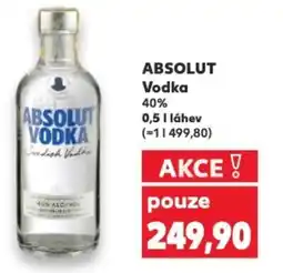 Kaufland ABSOLUT Vodka 40% nabídka