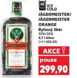 Kaufland JÄGERMEISTER/ JÄGERMEISTER Orange Bylinný likér nabídka