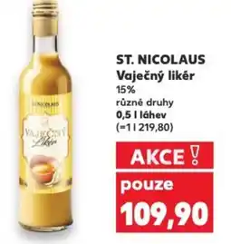 Kaufland ST. NICOLAUS Vaječný likér 15% nabídka
