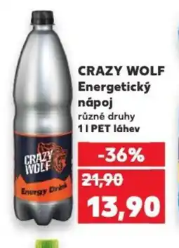 Kaufland CRAZY WOLF Energetický парој nabídka