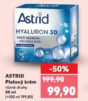 Kaufland ASTRID Pleťový krém nabídka