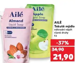 Kaufland AILÉ Tekuté mýdlo náhradní náplň nabídka