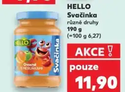 Kaufland HELLO Svačinka nabídka